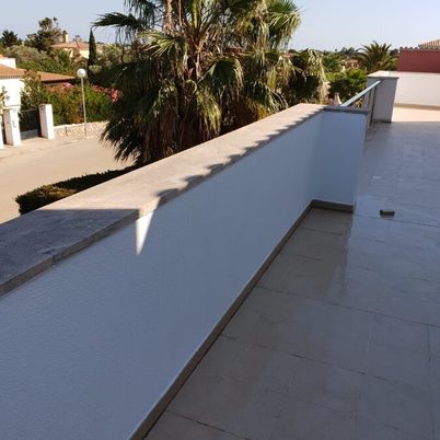 terraza pintada