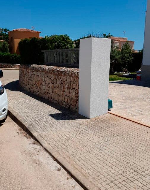 chalet en blanco