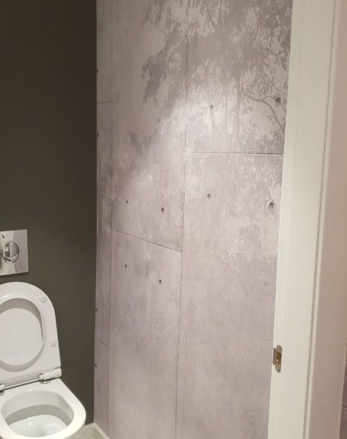 Pintures i decoració Bustins baño revestido con vinilo