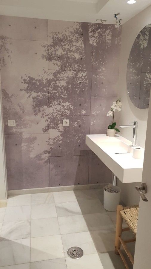 papel pintado en rosa