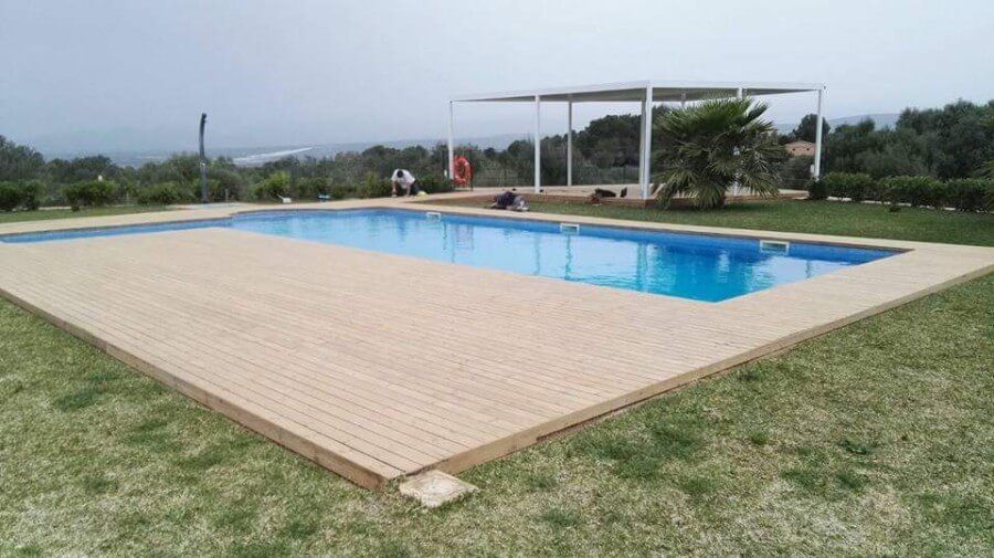 Pintures i decoració Bustins tratamiento de suelo de piscina