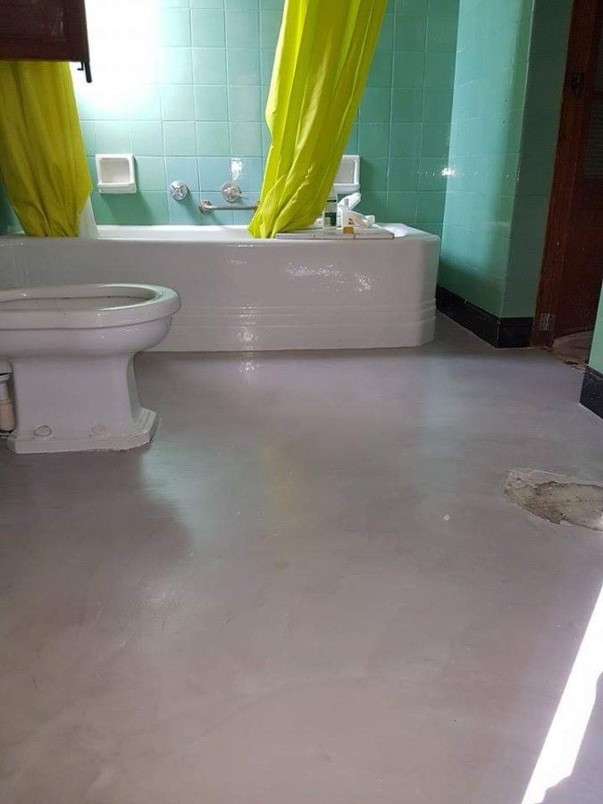 Pintures i decoració Bustins suelo de baño lacado